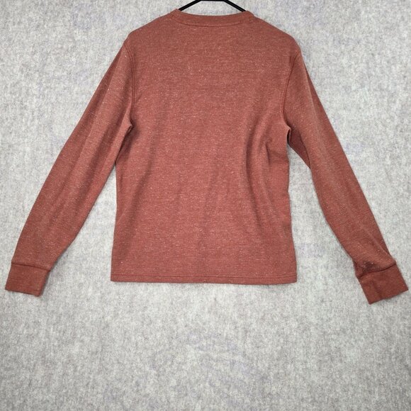 American Eagle Mens Super Soft Rust Long Sleeve Shirt M - Picture 2 of 6